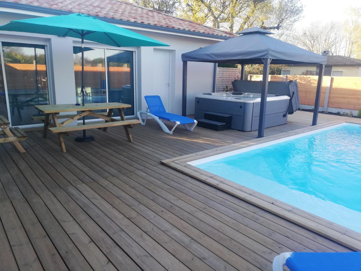 Magnifique Villa Sur Le Bassin D'Arcachon - Jacuzzi+Piscine - 8A10Pers Biganos Exteriér fotografie